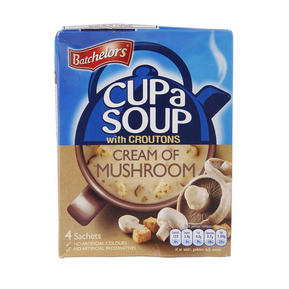 Batchelors Cup a Soup Cream Of Mushroom With Croutons 99gm
