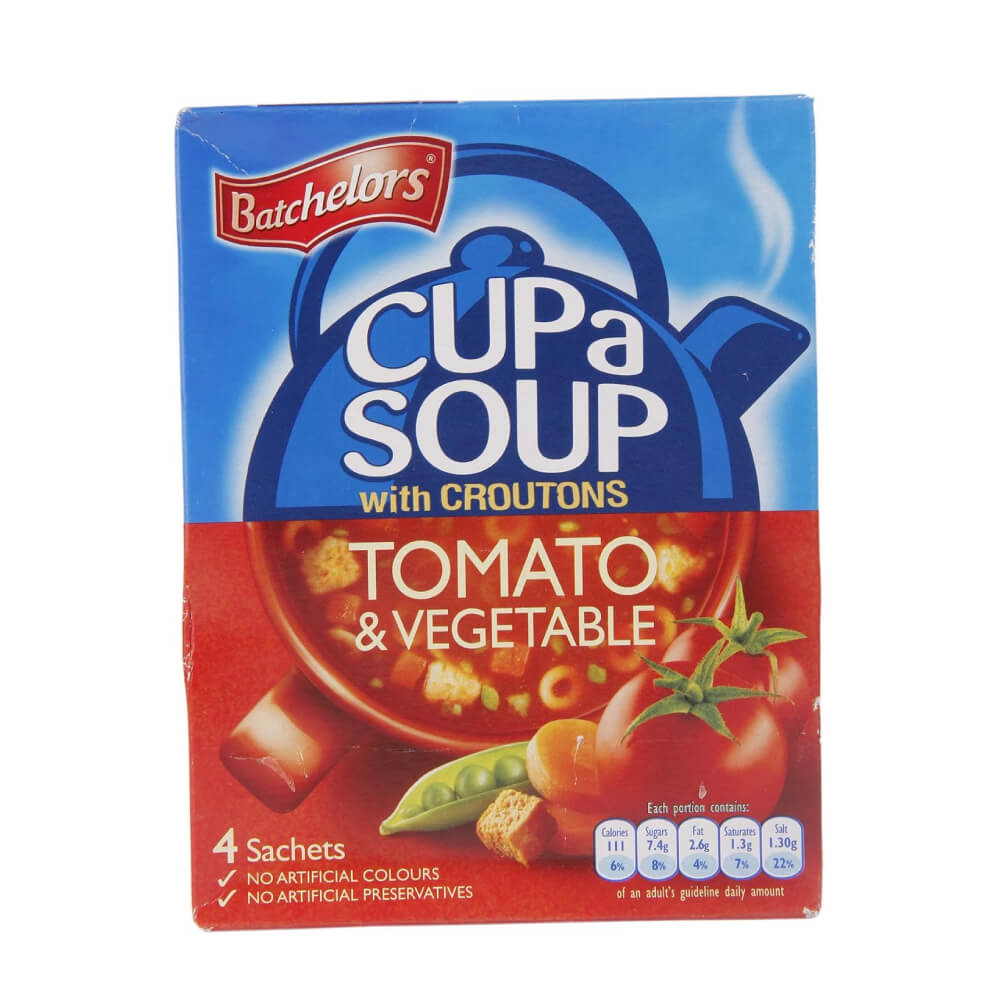 Batchelors Cup a Soup Tomato & Vegetable With Croutons 104gm