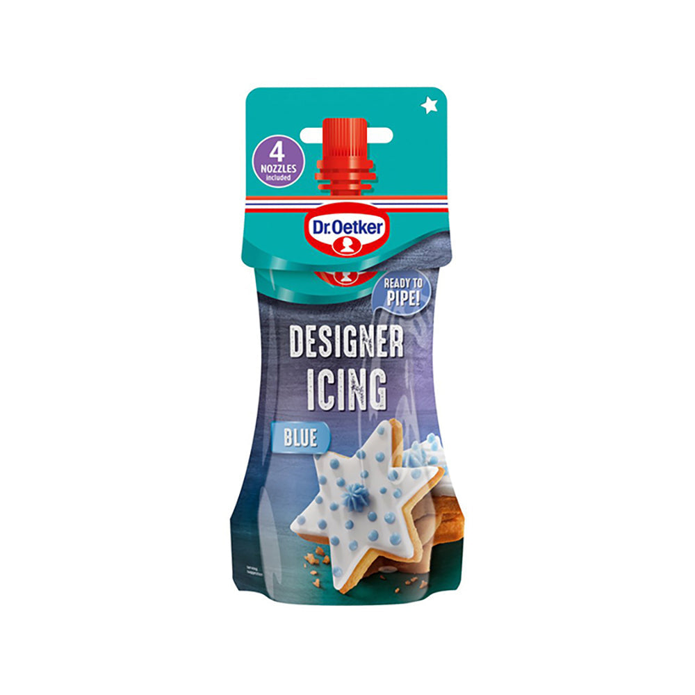 Dr. Oetker Designer Icing Pouch Blue 140G
