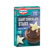 Dr. Oetker Milk & White Chocolate Stars 12 Pieces