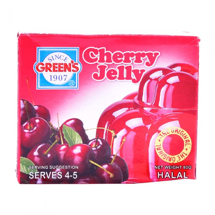 Green's Cherry Jelly 80Gm