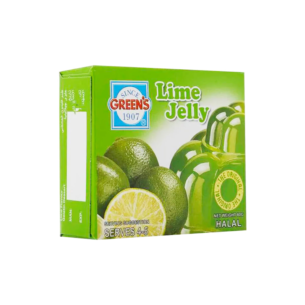 Green's Lime Jelly 80g