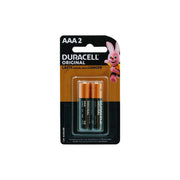 Duracell Original AAA2 1.5V Alkaline Batteries 2 Pieces