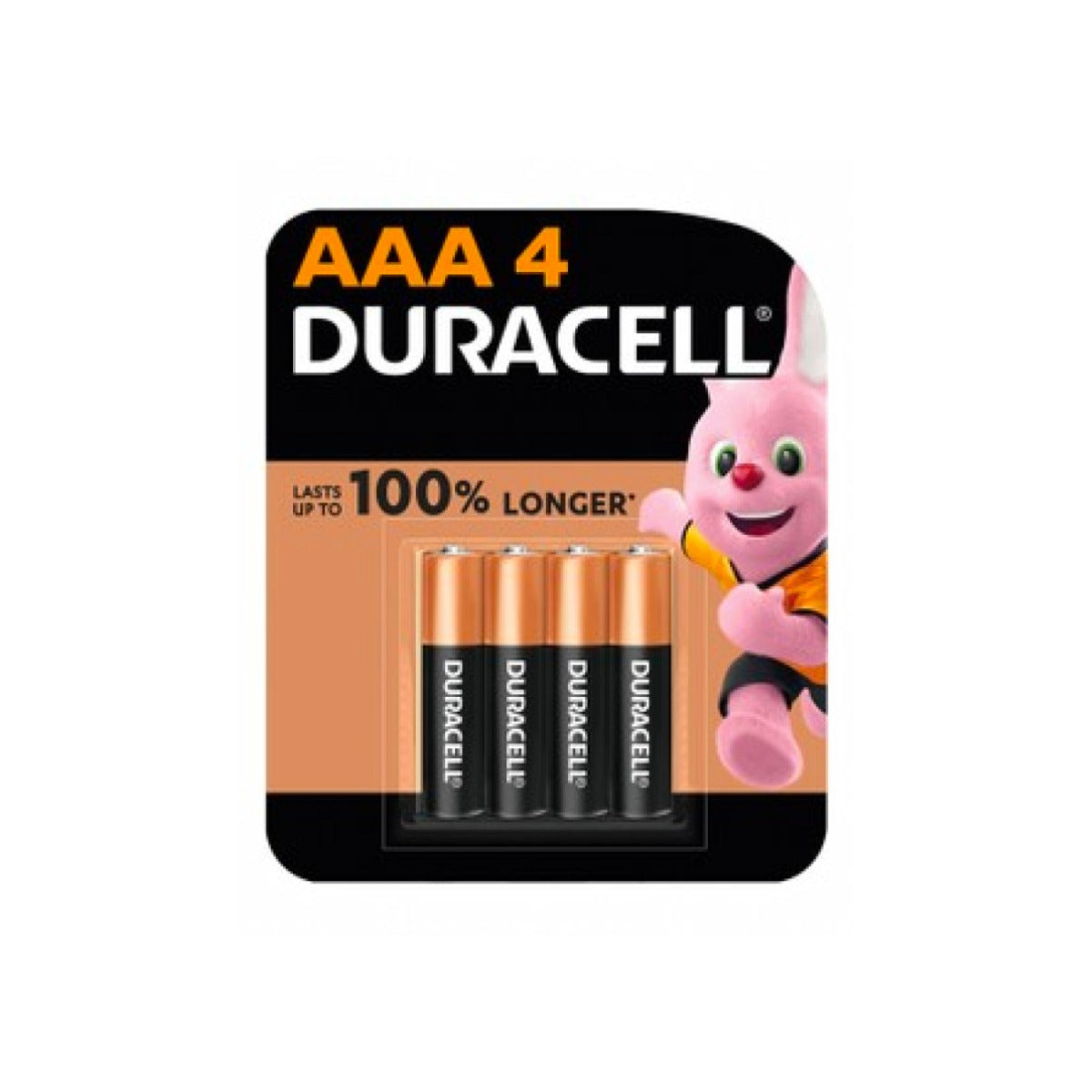 Duracell AAA4 1.5V Alkaline Batteries 4 Pieces