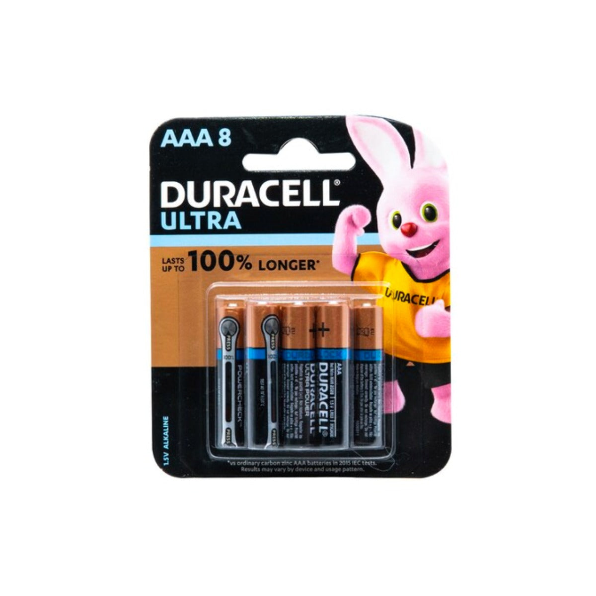Duracell AAA8 1.5V Alkaline Batteries 8 Pieces