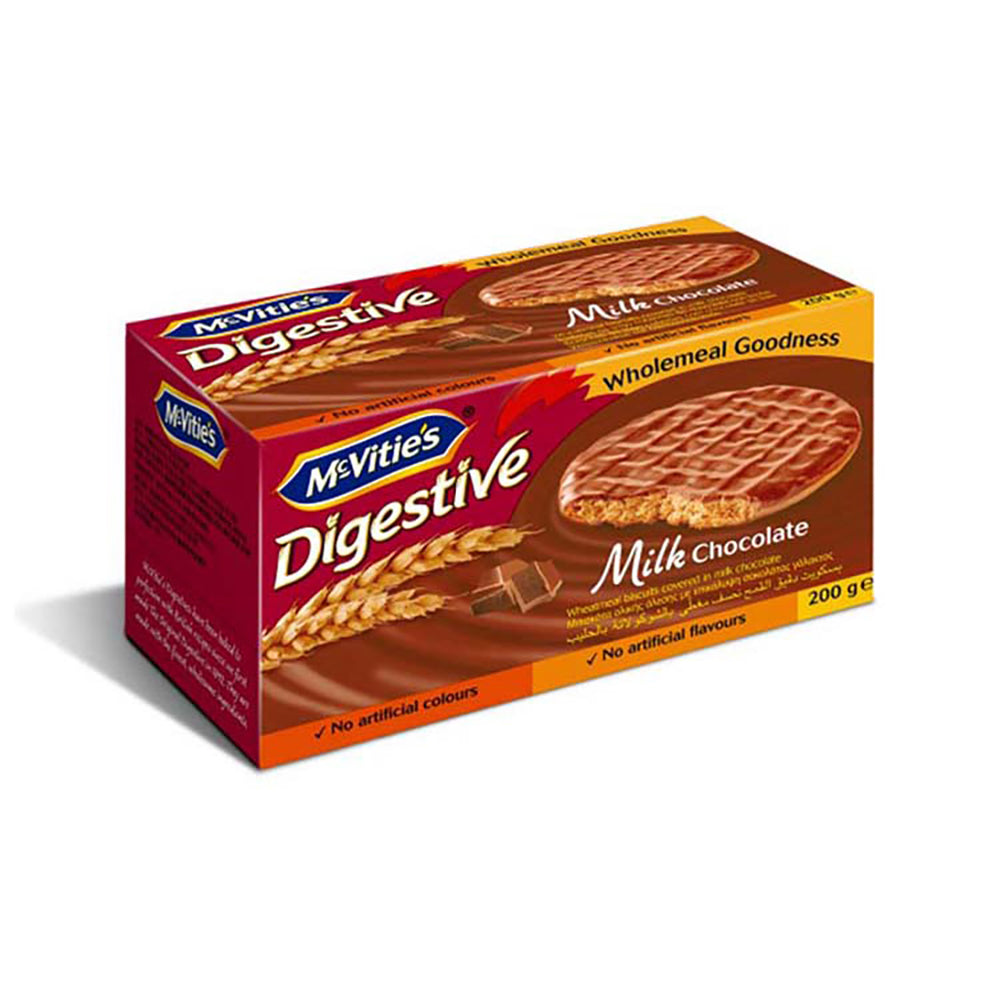 McVities Digestive Biscuits Milk Chocolate 200G