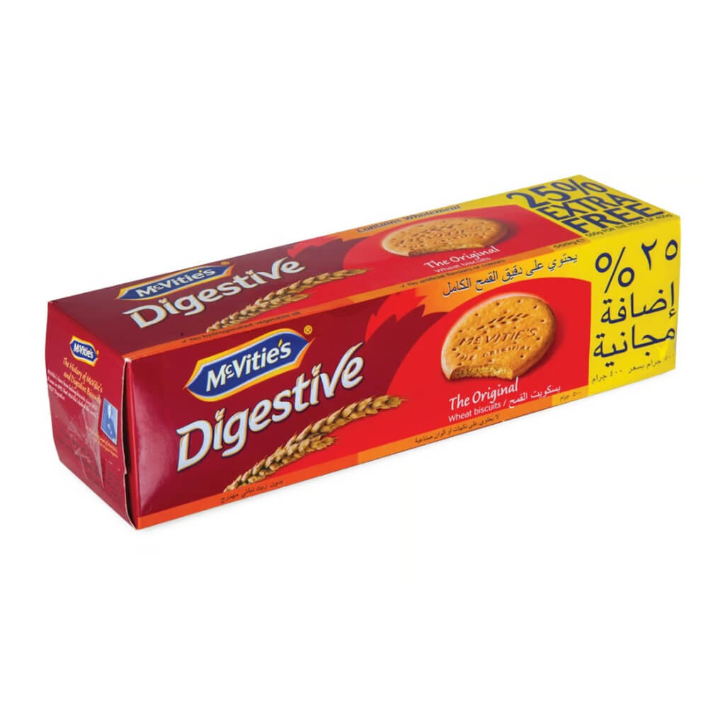 Mcvities Digestive Original  Biscuits 400g+100g Free