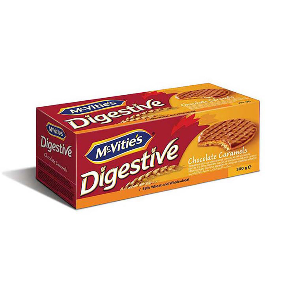 McVities Digestive Biscuits Chocolate Caramel 300G