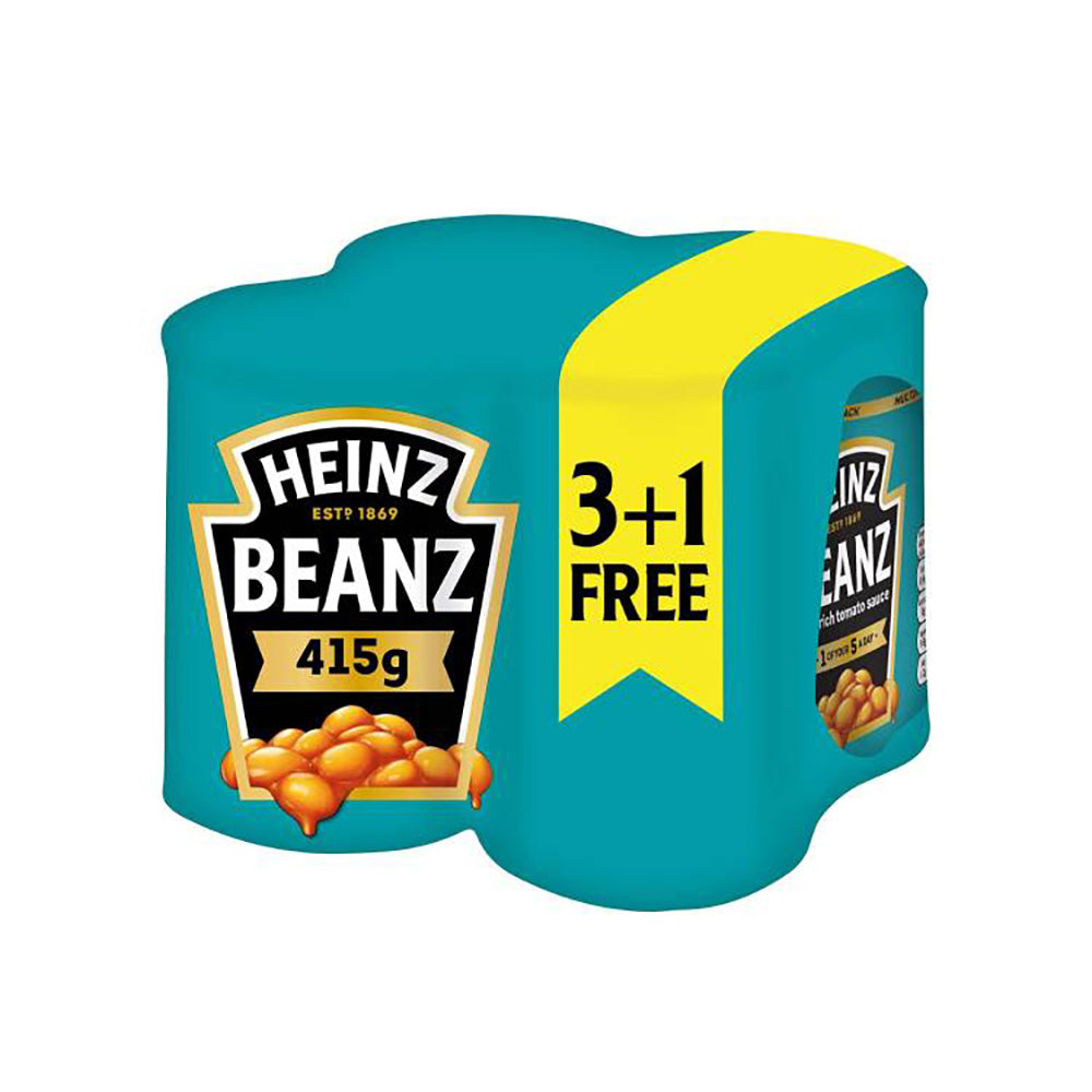 Heinz Baked Beans 415G @ 3+1 Free