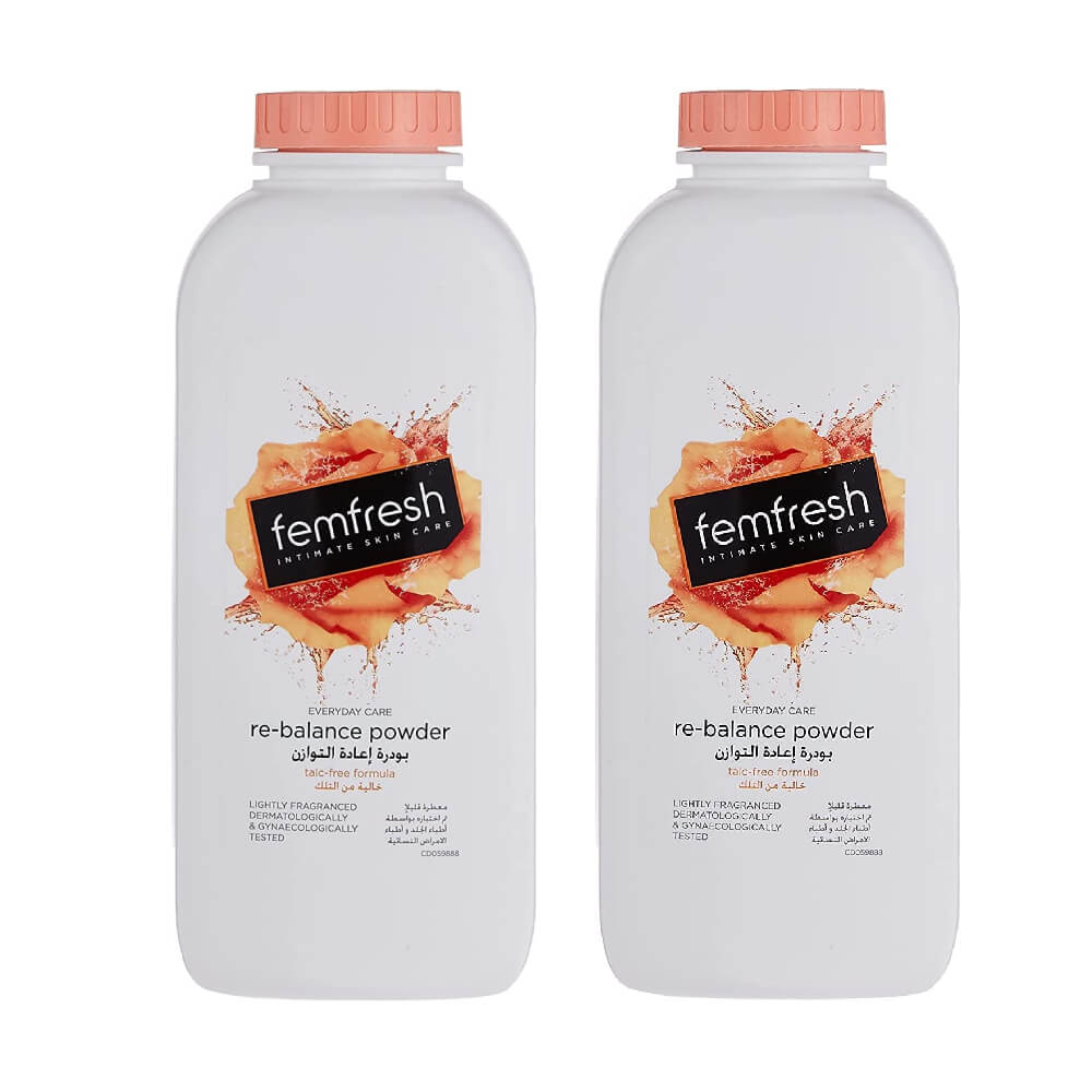 Fem Fresh Re-Balance Talc Free Powder 2x200Gm