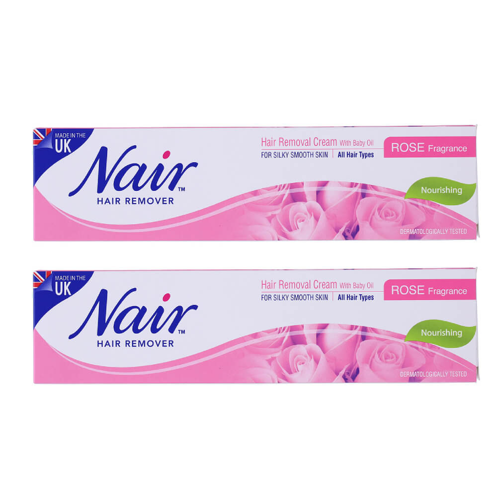 Nair Hair Remover Legs & Body Rose Cream 2x110Ml