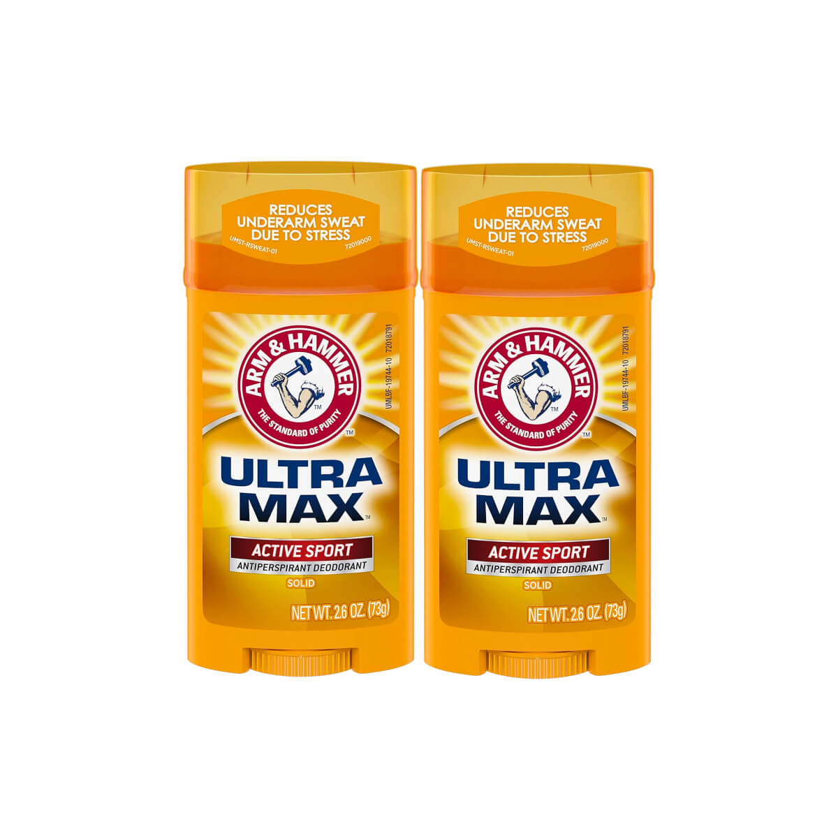 Arm & Hammer Ultra Max Active Sport Antiperspirant Deodorant Stick 2x73g