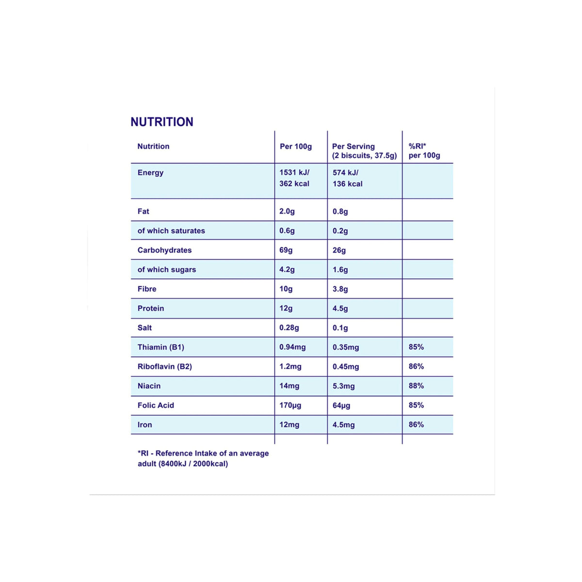 Weetabix Original Whole Grain Cereal Biscuit 215g