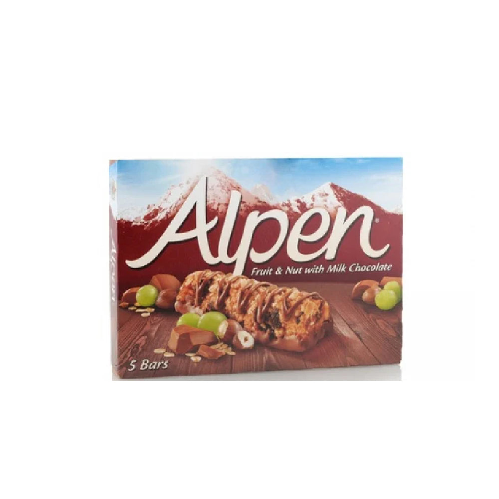 Alpen Bar Fruit & Nut Milk Choc 5x29G
