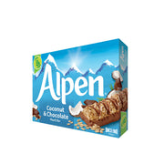 Alpen Coconut & Choc Bars 5x29G
