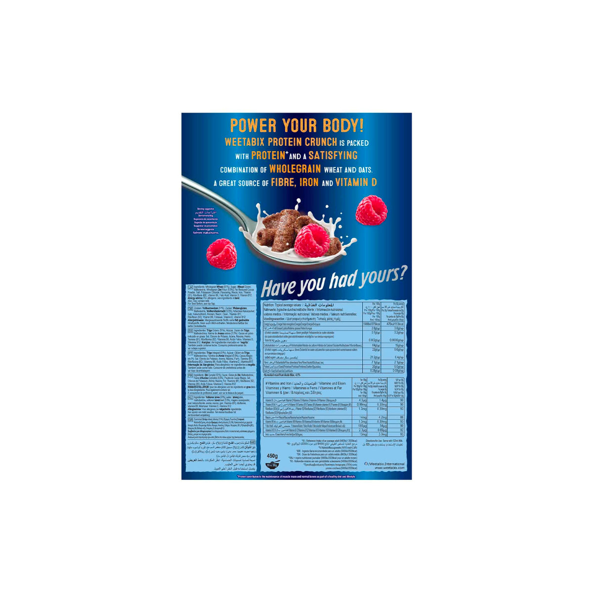 Weetabix Protein Crunch Chocolate Flavour Cereal 450g