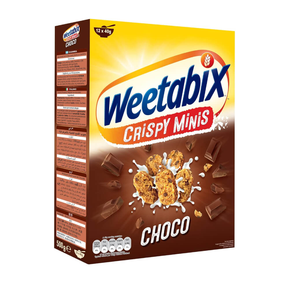 Weetabix Crispy Minis Chocolate Chips Cereal 500gm