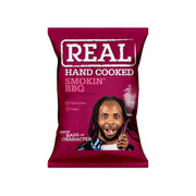 Real Hand Cooked Smoking BBQ Potato Chips 35gm
