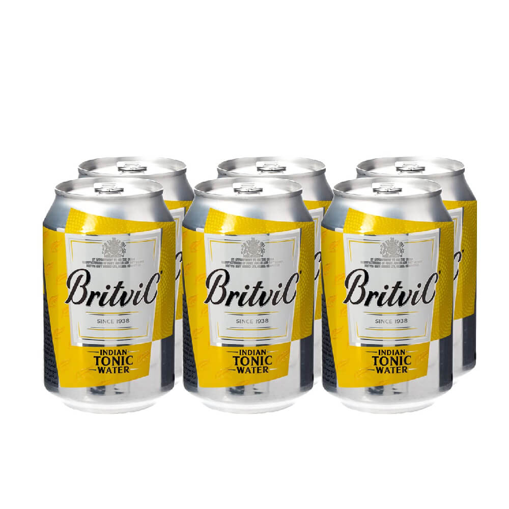 Britvic Tonic Water Can 300mlx6