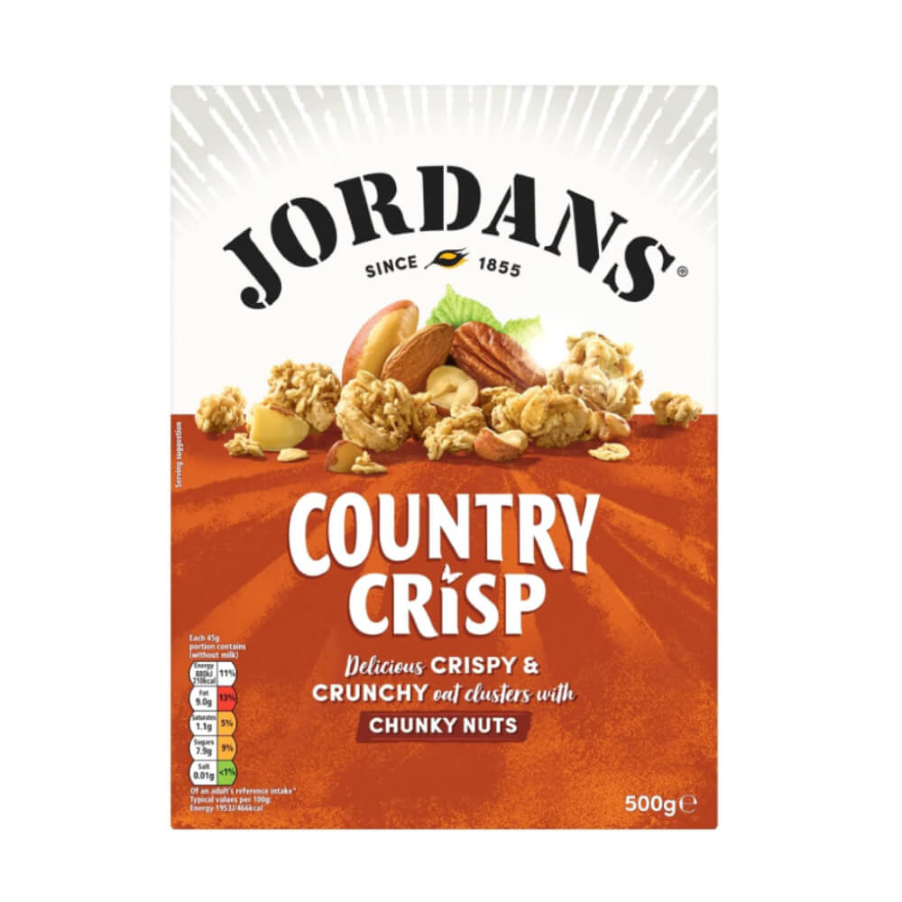 Jordans Country Crisp Chunky Nuts Cereal 500gm