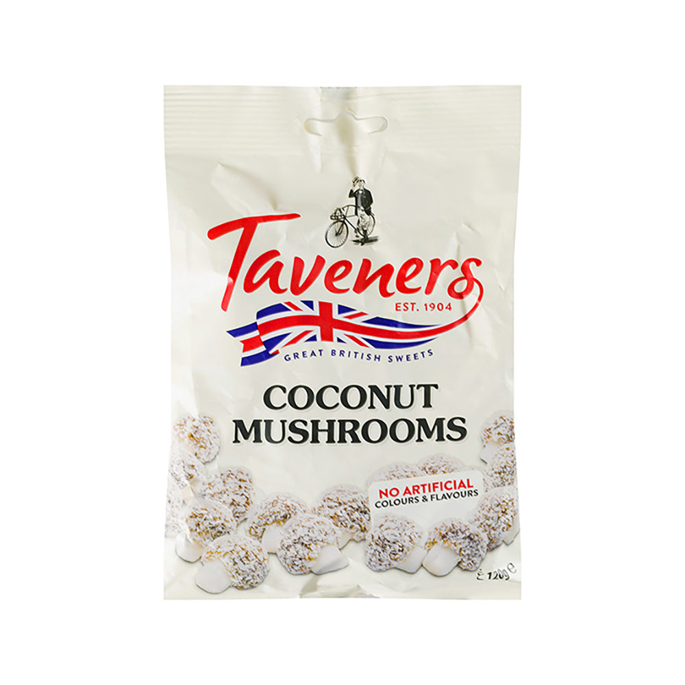 Taveners Coconut Mushrooms Chewy Candy 120G