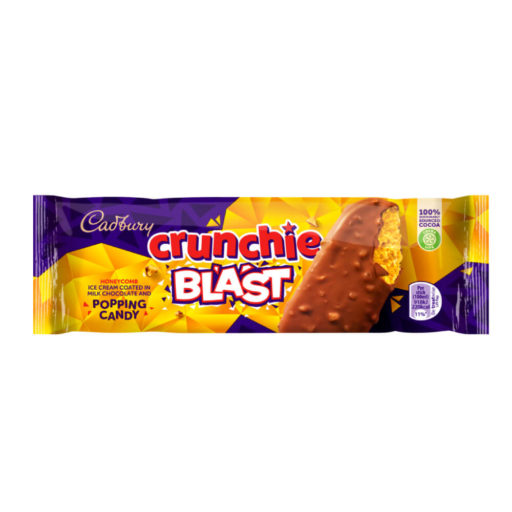 Cadbury Crunchie Blast Popping Candy Chocolate Ice Cream 100Ml