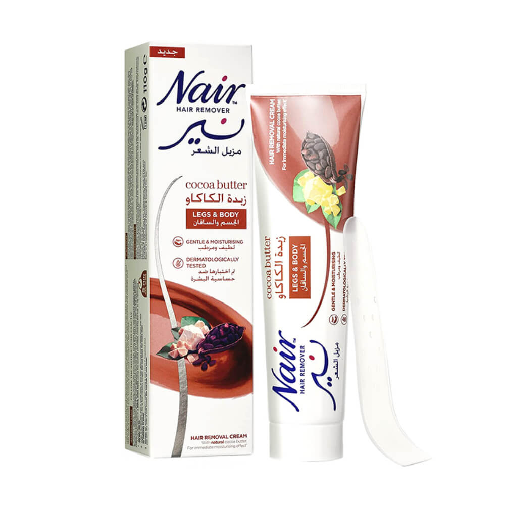Nair Hair Remover Legs & Body Cocoa Butter Cream 110ml