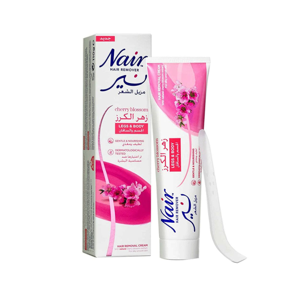 Nair Hair Remover Legs & Body Cherry Blossom Cream 110ml