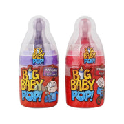 Bazooka Big Baby Pop Straw&Blackcrnt Candy 32gm