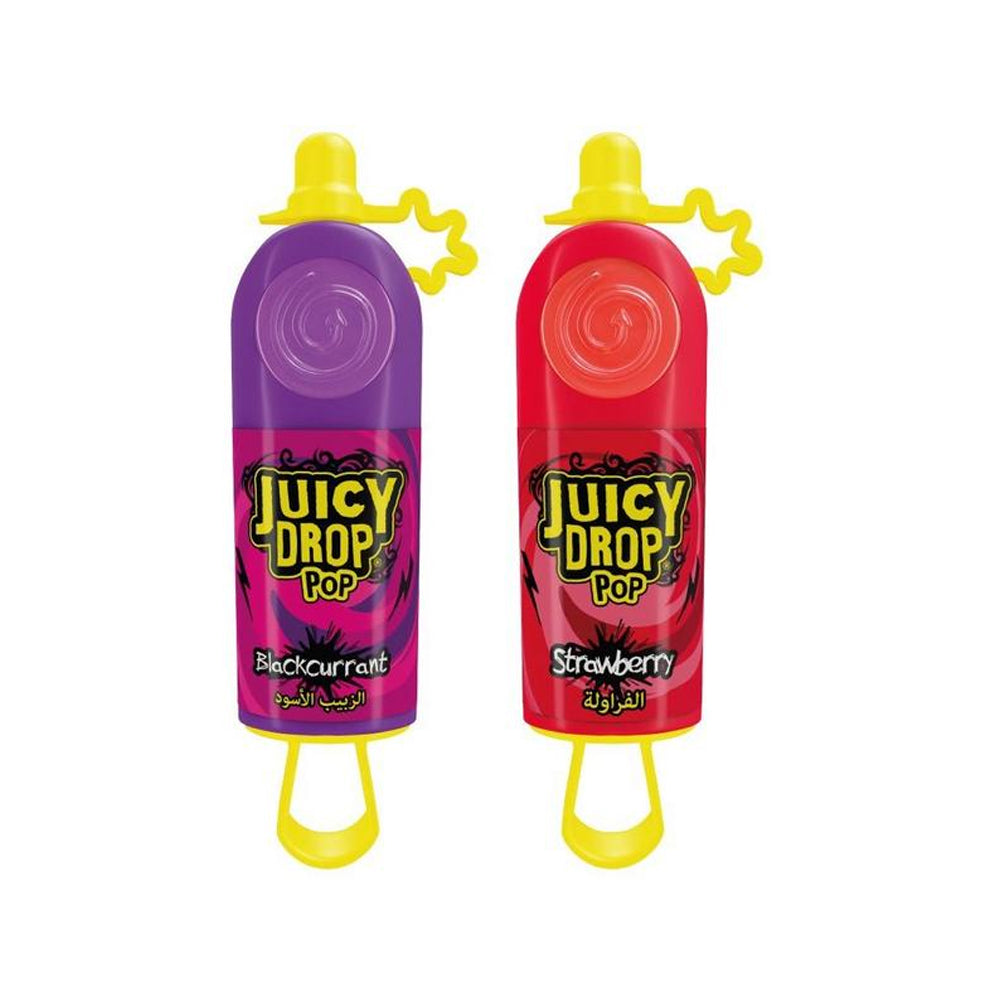Bazooka Juicy Drop Pop Straw&Blackcrnt 26gm