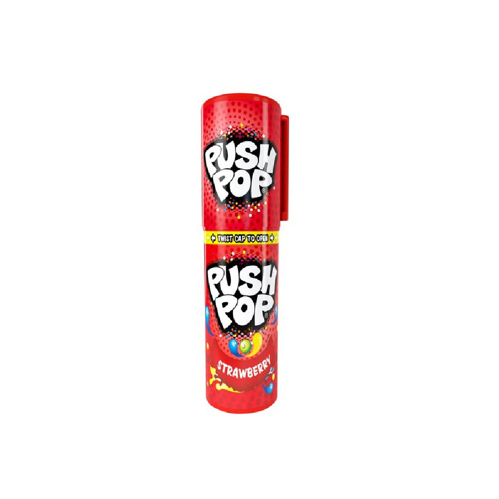 Bazooka Push Pop Strawberry & Blackcurrant 15gm