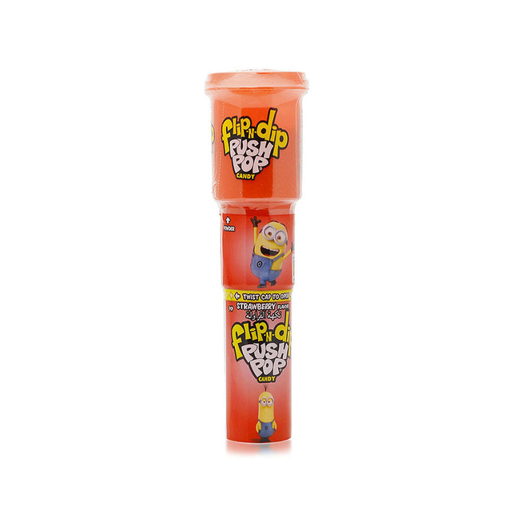 Bazooka Flip Dip  Strawberry&Blackcrnt Candy 25G