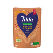 Tilda Steamed Wholegrain Basmati & Quinoa Rice Gluten Free 250gm