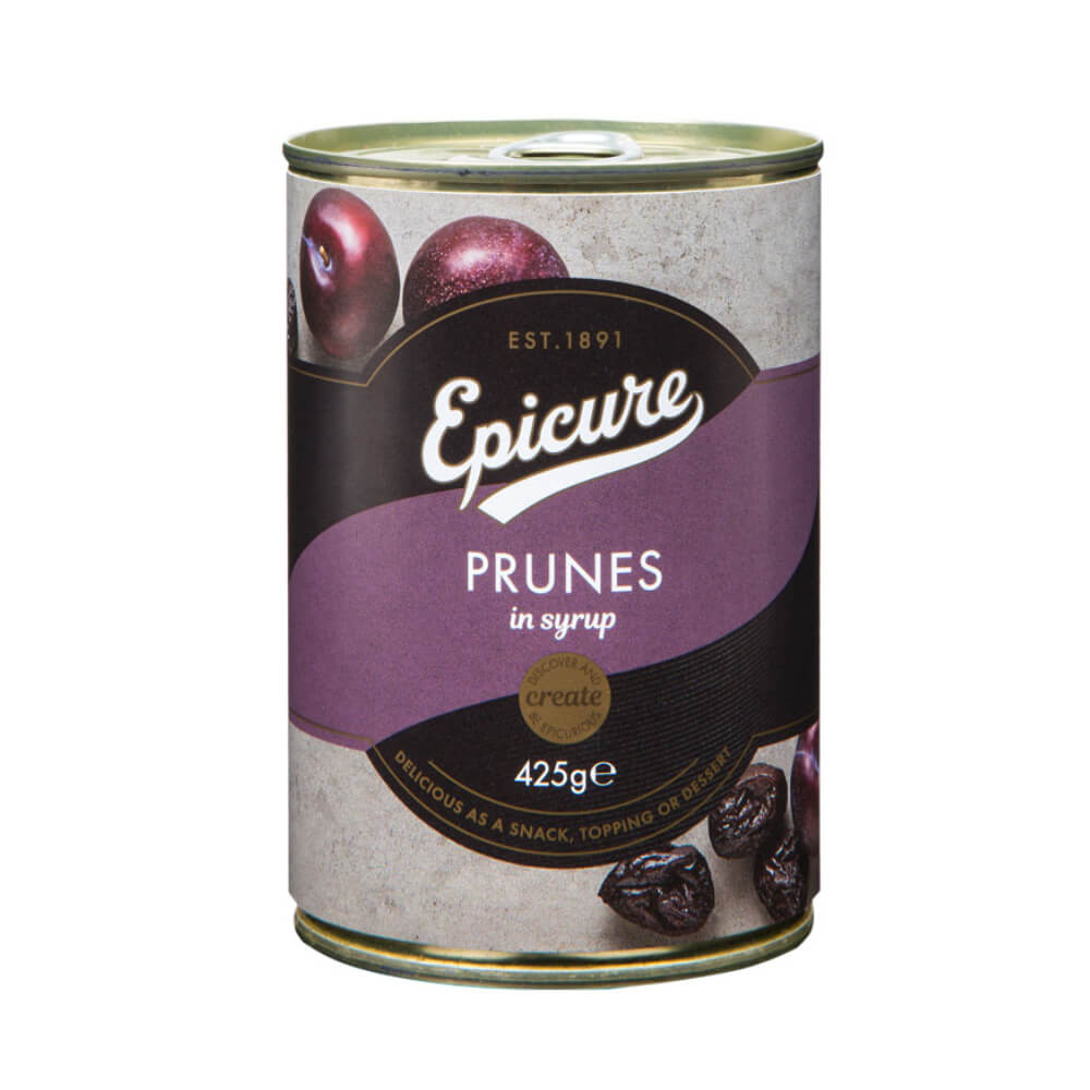 Epicure Prunes Syrup In Fruit Juice 425gm