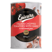 Epicure Chopped Tomato w/Garlic  400G