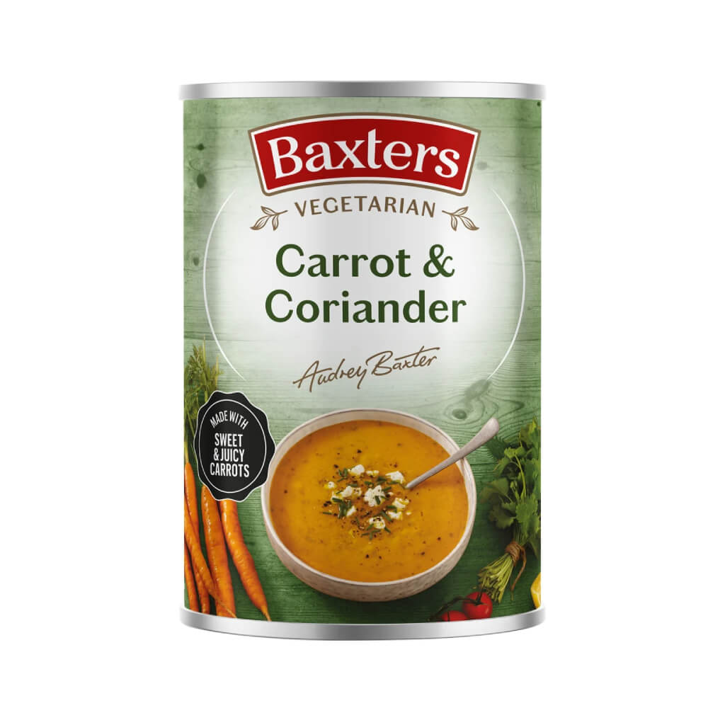 Baxters Vegetarian Carrot & Coriander Soup 400gm