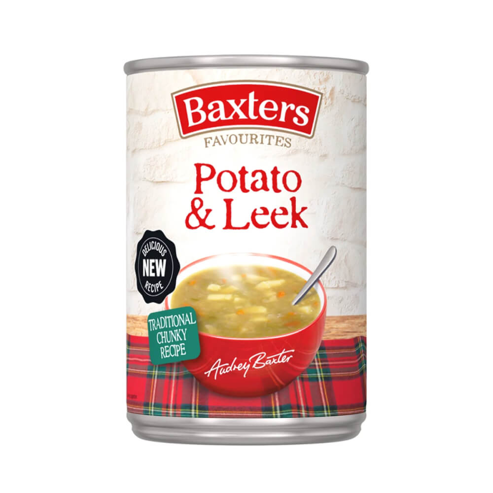 Baxters Favourites Potato And Leek Soup 400gm