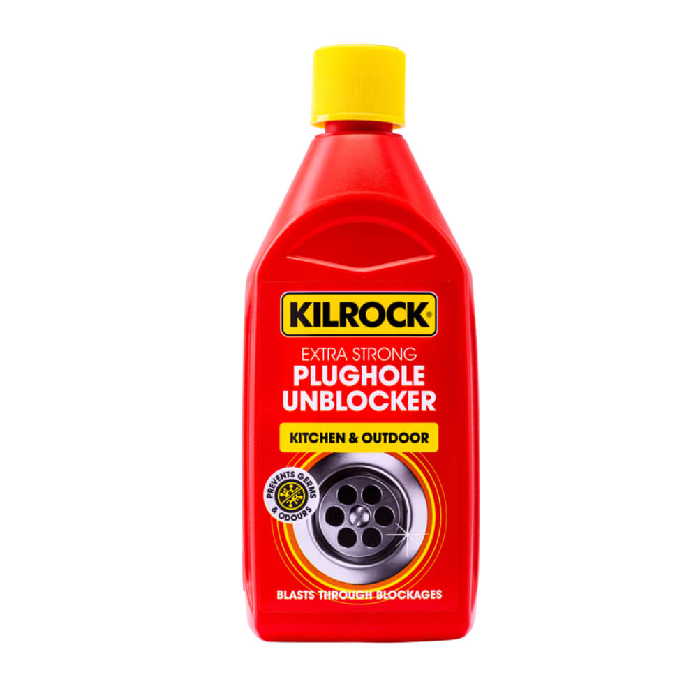 Kilrock Kil Block Plughole Unblocker Kitchen & Outdoor 500ml