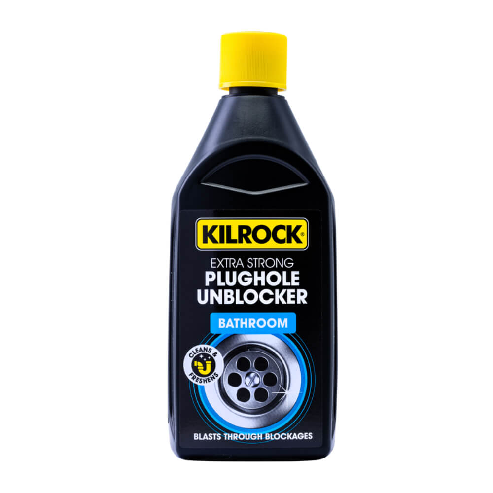 Kilrock Kil Block Plughole Unblocker Bathroom 500ml