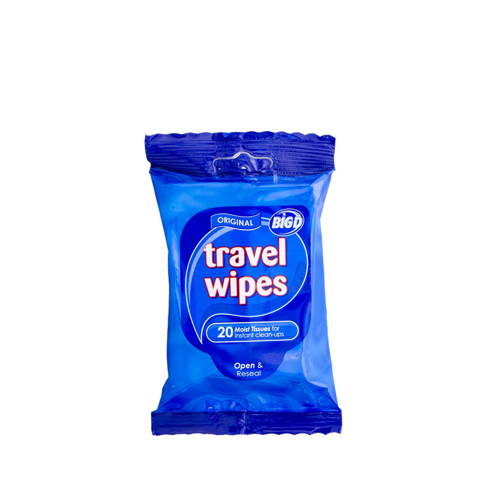 Big D Travel Wipes Original 20s