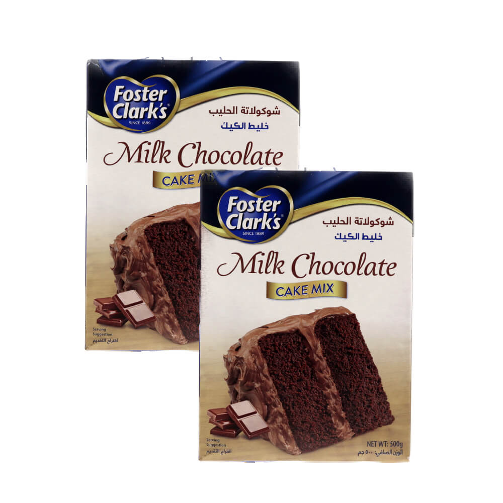 Foster Clark's Cake Mix Milk Choco 2x500gm