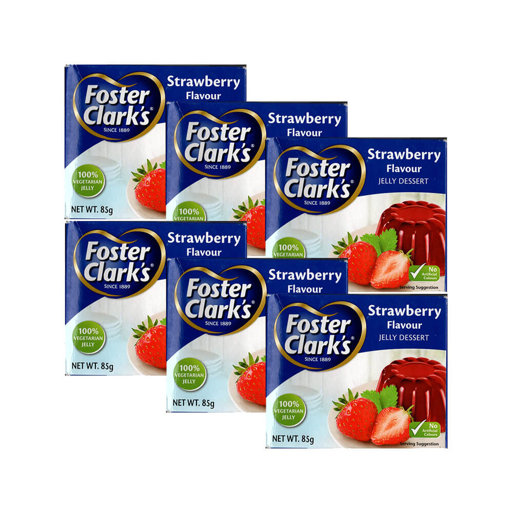 Foster Clark's Strawberry Jelly� 85Gx6's @ Special Price