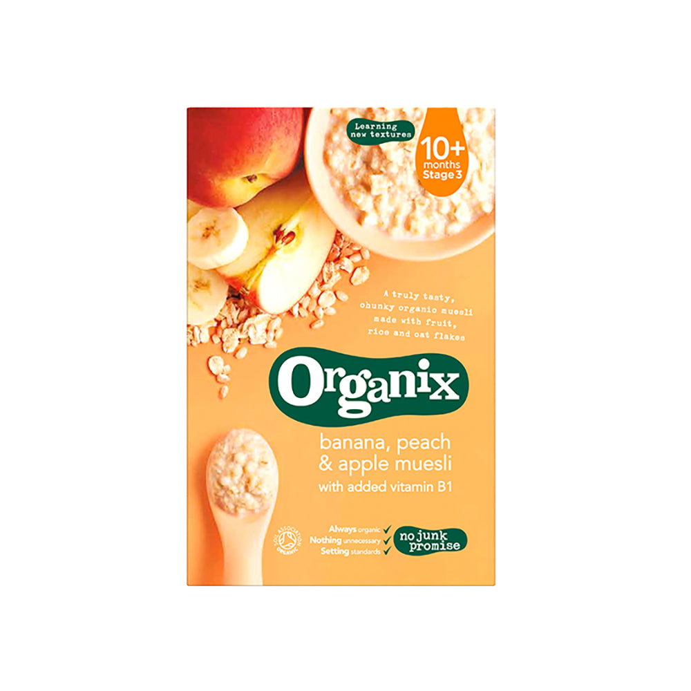Organix Banana Peach & Apple Muesli 200G
