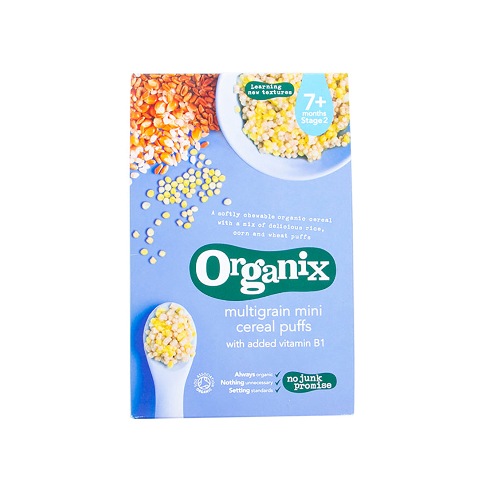 Organix Multigrain Mini Puffs 90G