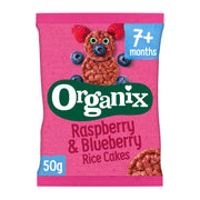 Organix Raspberry & Blueberry Rice Cakes 50G