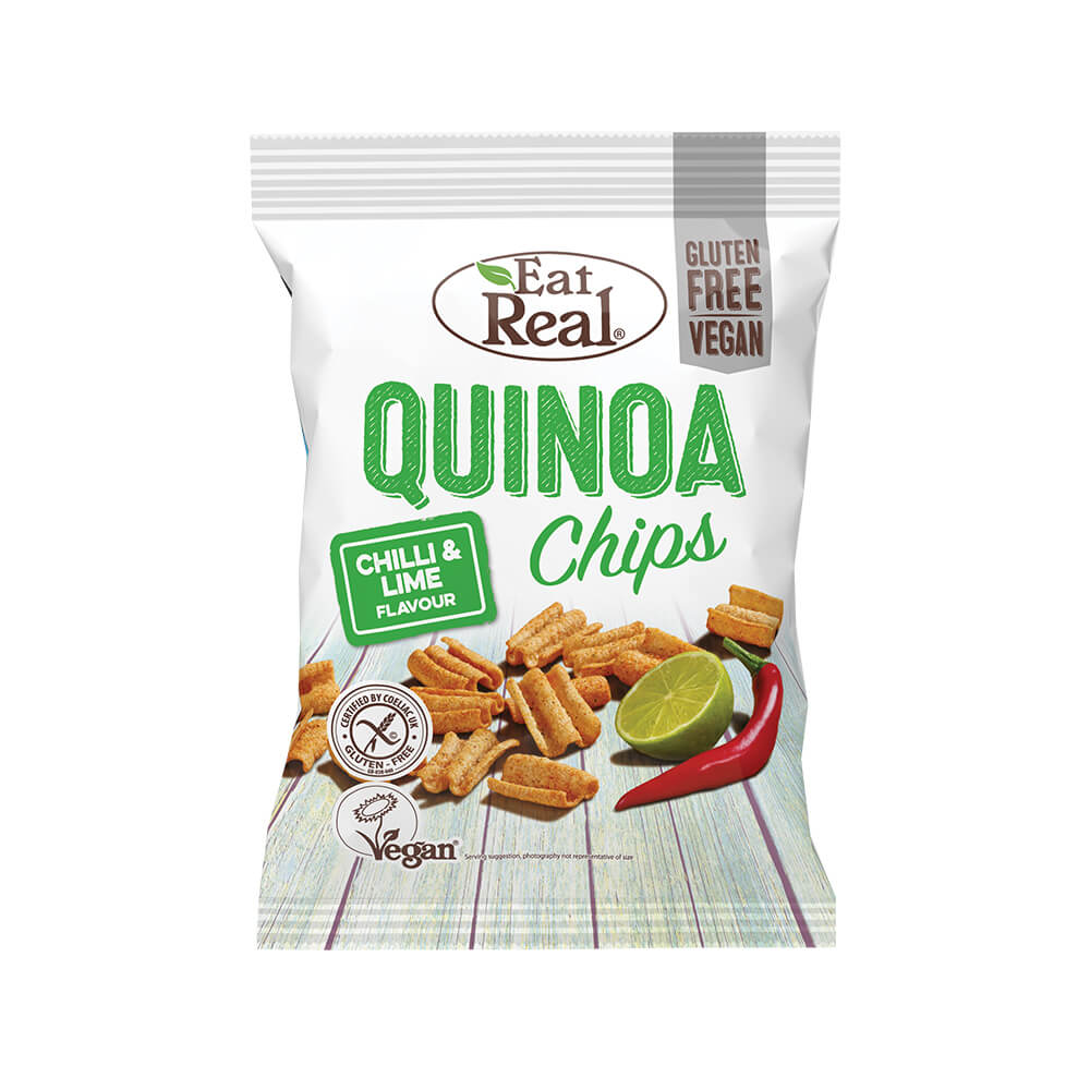 Eat Real Quinoa Chips Chilli & Lime 80G
