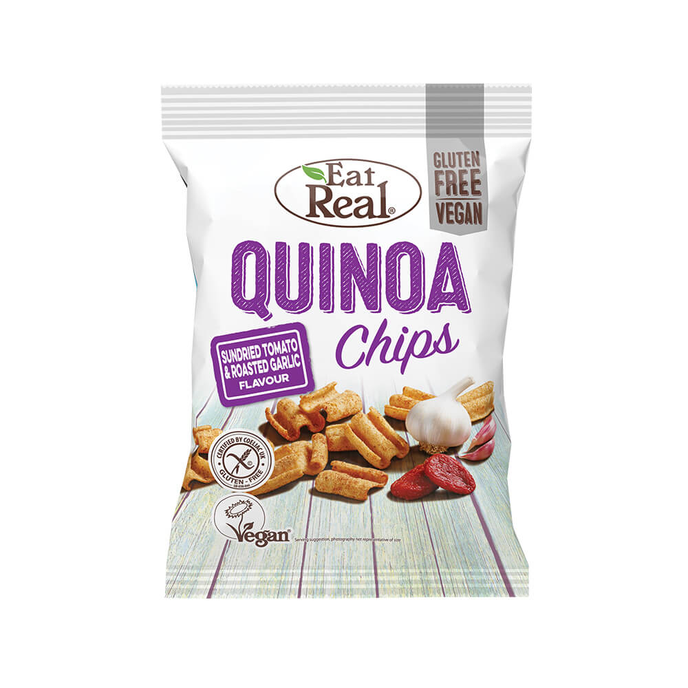Eat Real Quinoa Chips S/DriedTomato&Rstd Grlic 80G