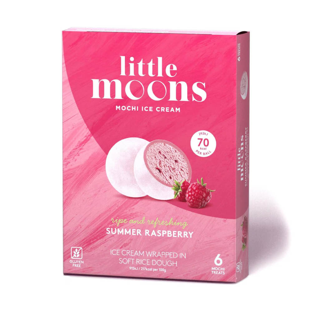 Little Moons Summer Raspberry Mochi Ice Cream 192gm