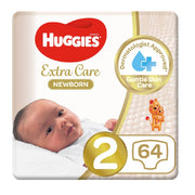 Huggies New Born Jumbo (2) 64's