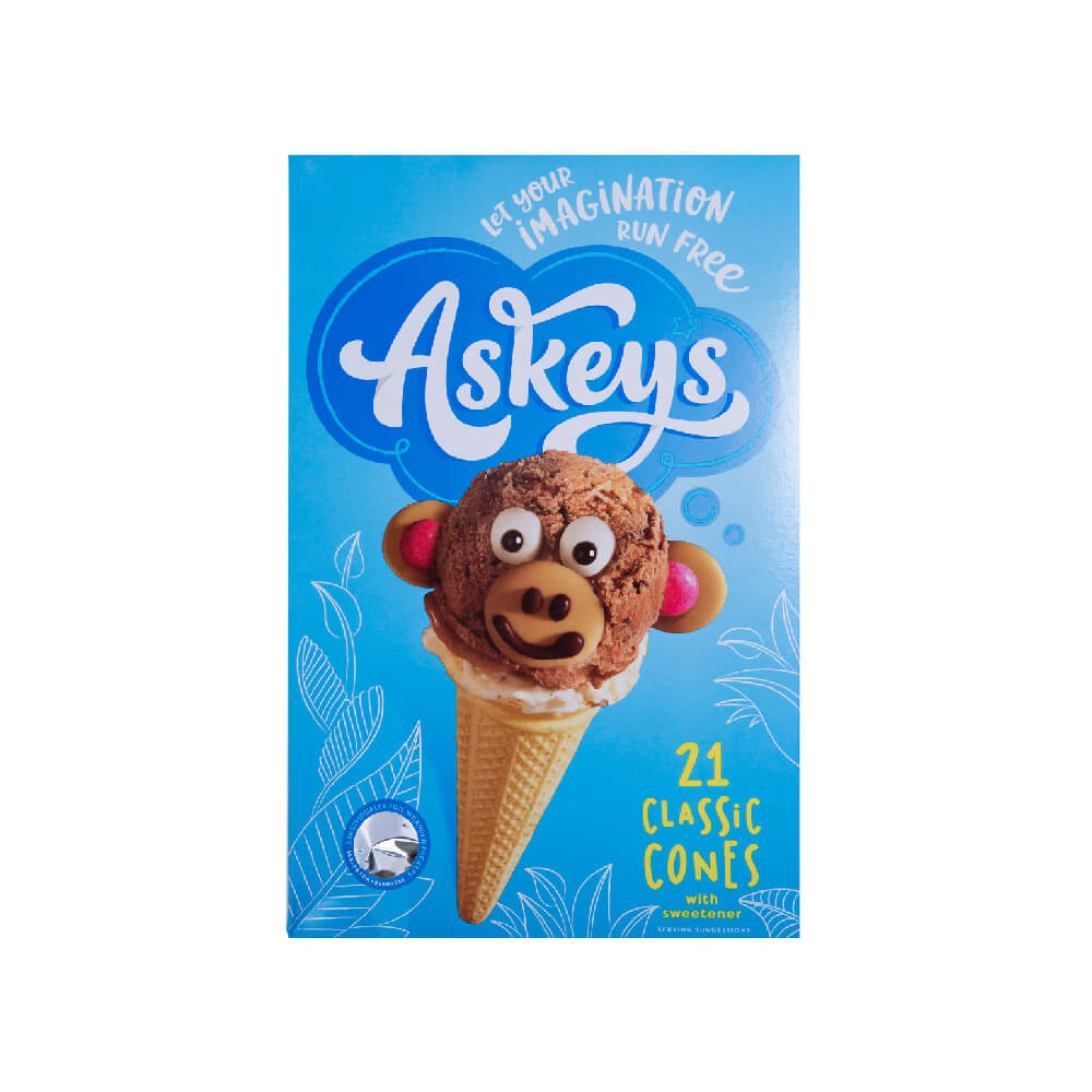 Askeys Classic Cones Cornets 21's